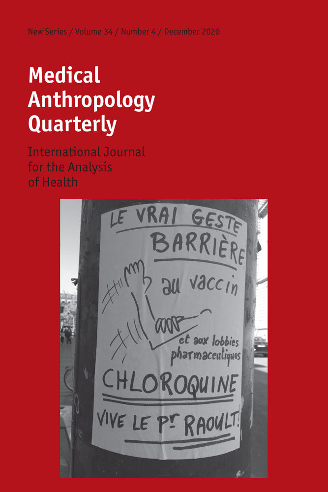 Medical Anthropology Quarterly Volume 34 Number 4